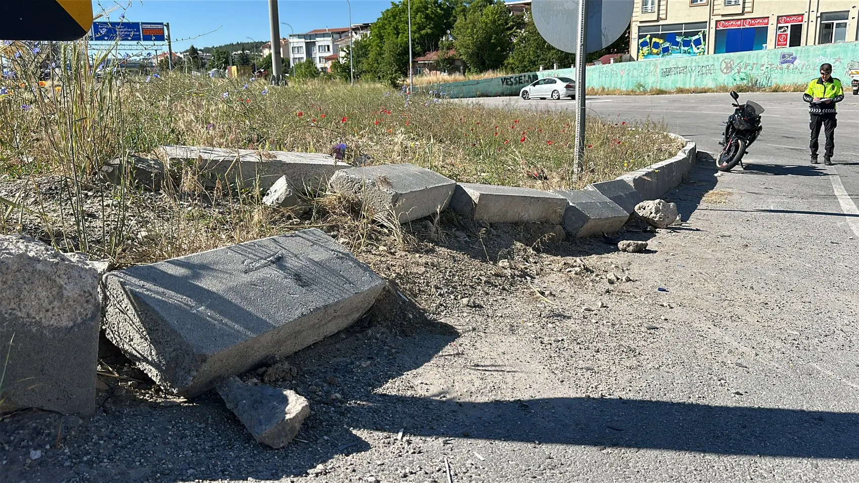 Kütahya’da motosiklet kazası ağır yaraladı