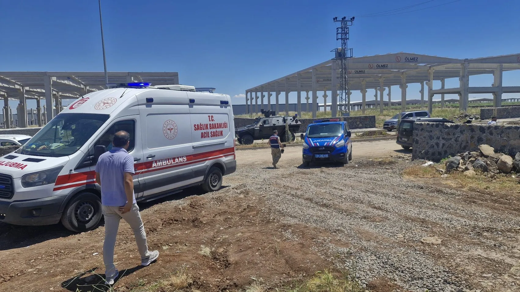 Diyarbakır'da inşaat faciası Bir işçi hayatını kaybetti