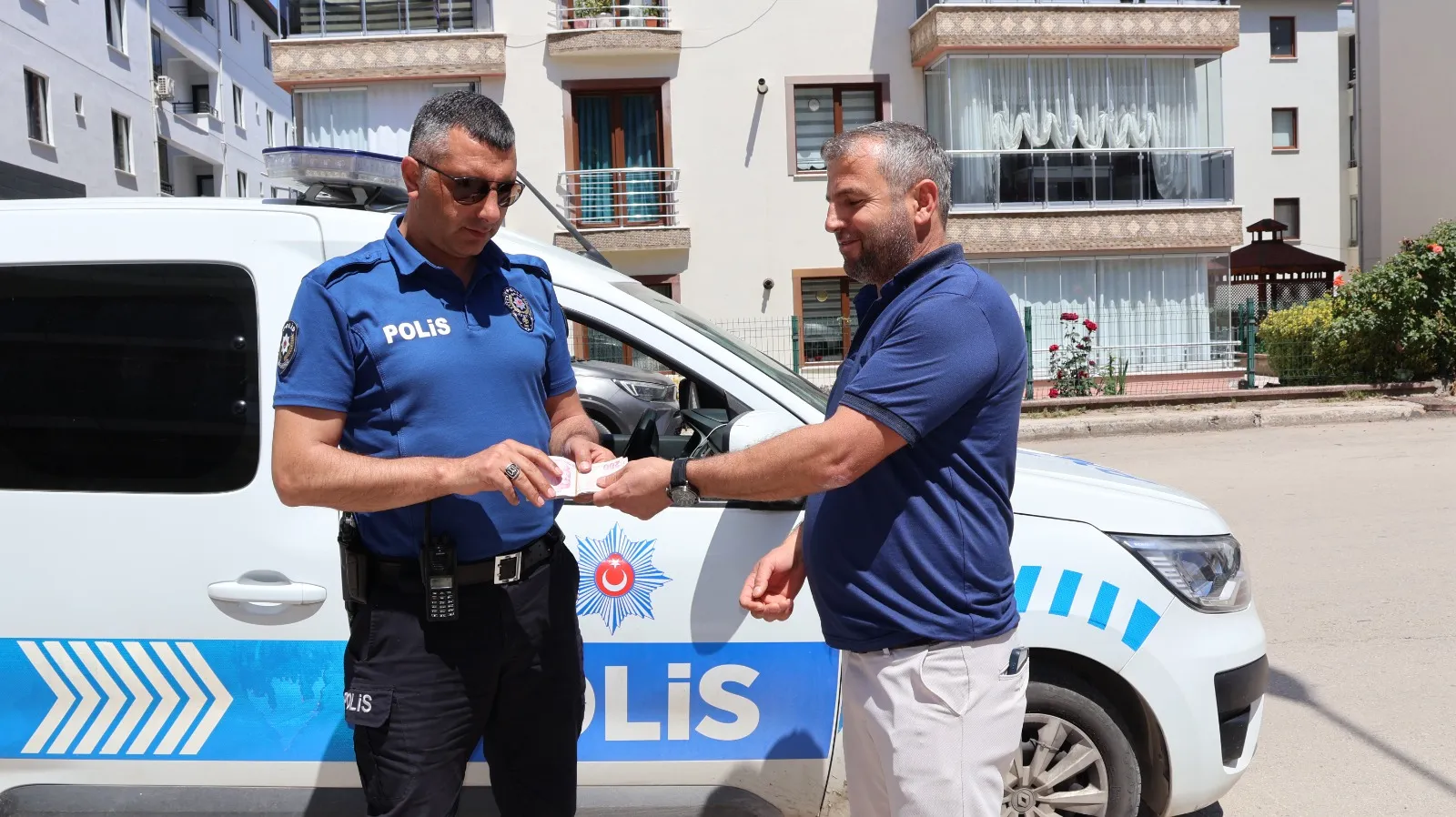 Amasya sokaklarında örnek davranış