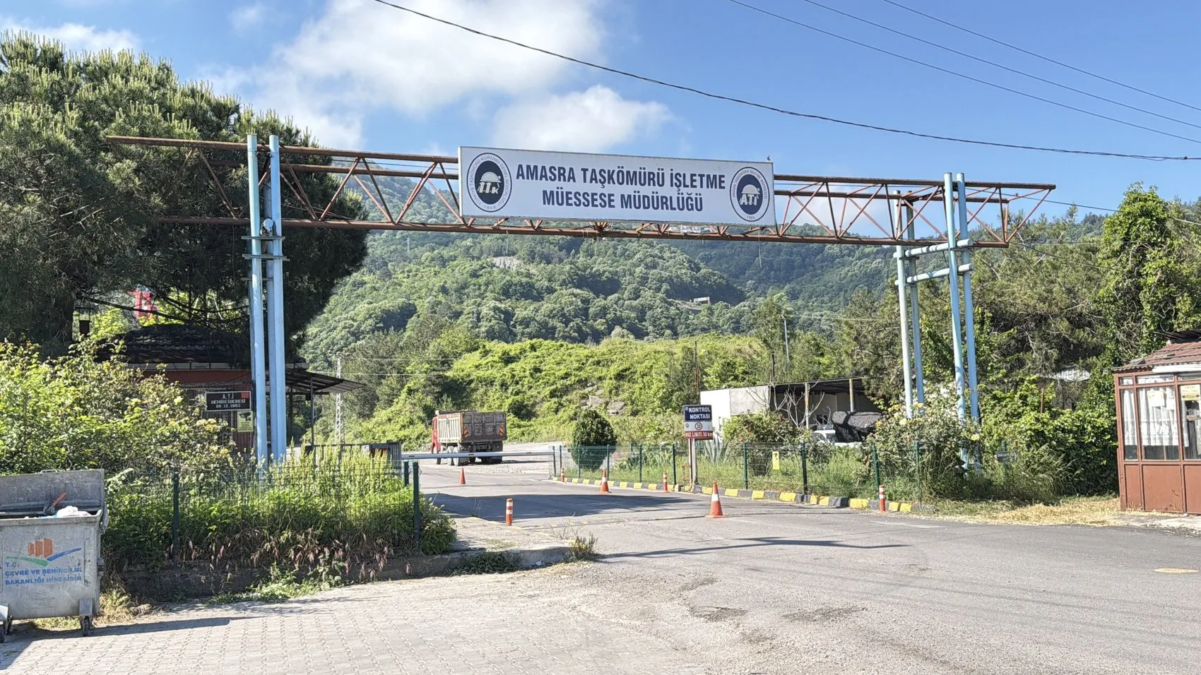 Amasra’daki maden ocağında üretim yangın nedeniyle durduruldu