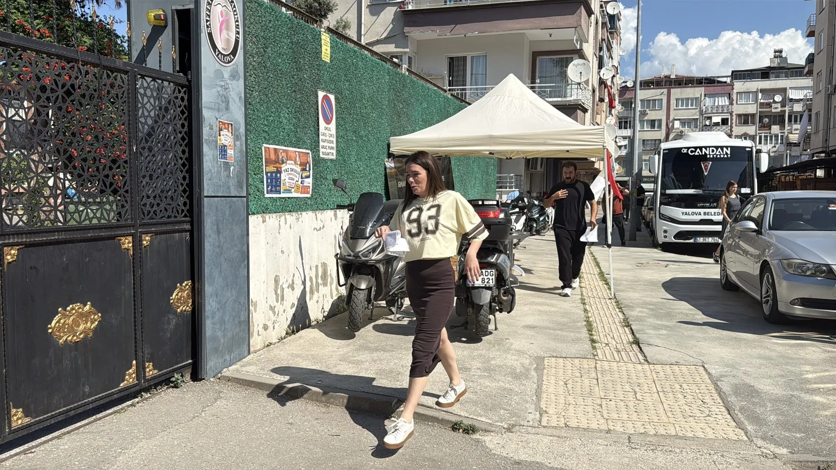 Yalova'da sınav kapısı 6 dakika farkla kapandı