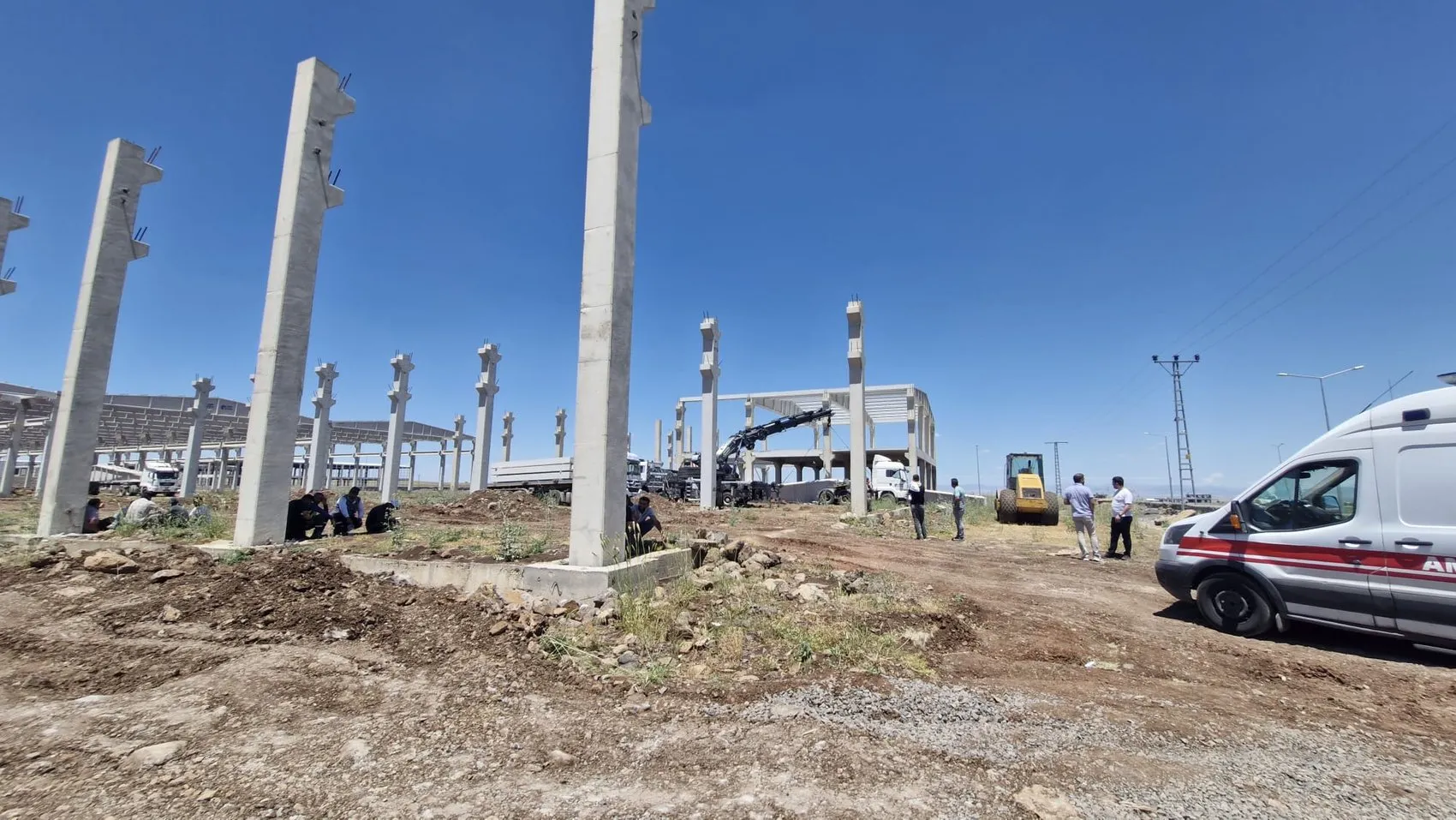 Diyarbakır'da inşaat faciası Bir işçi hayatını kaybetti