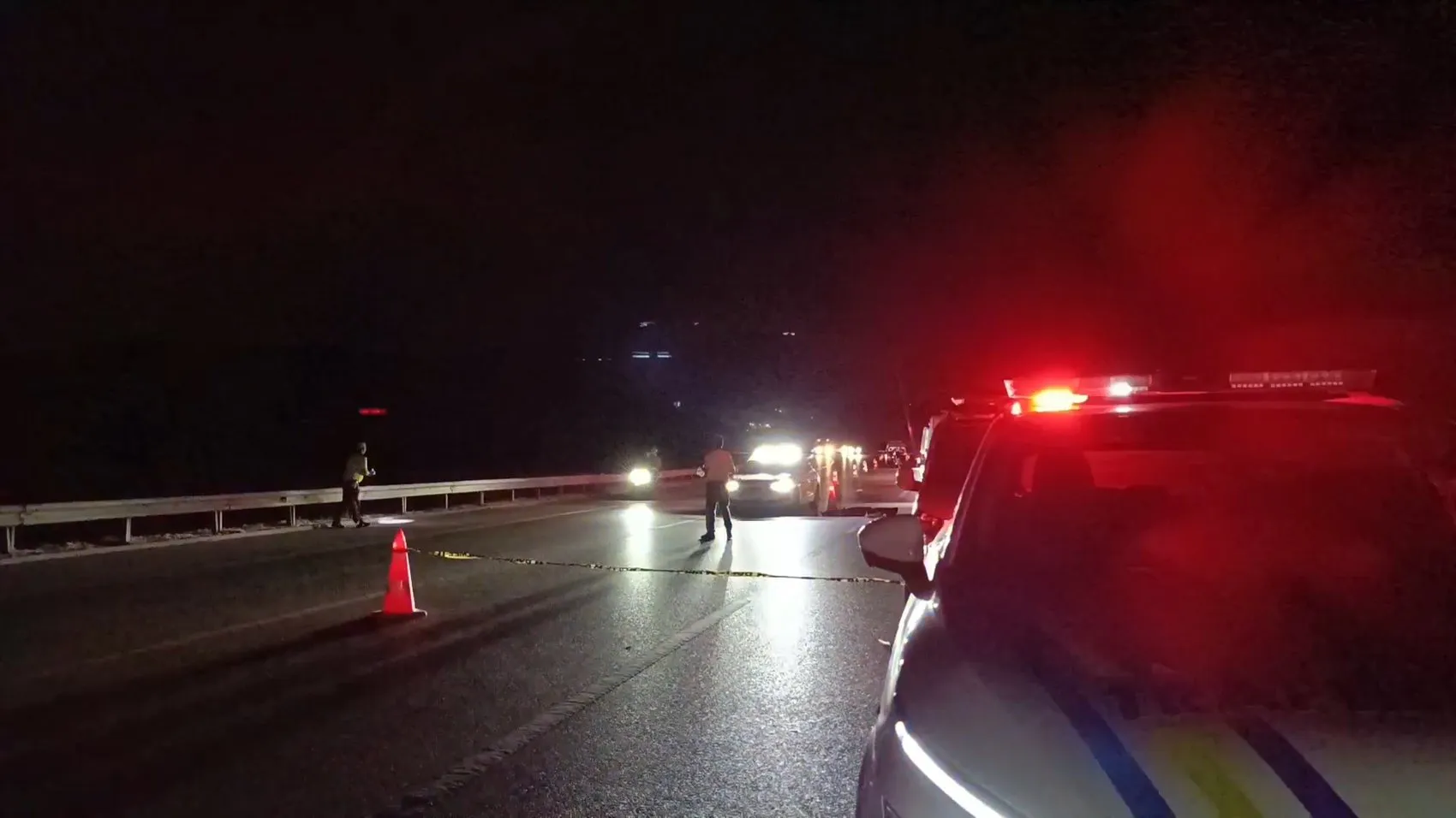 Bursa çevre yolunda gece yarısı feci kaza
