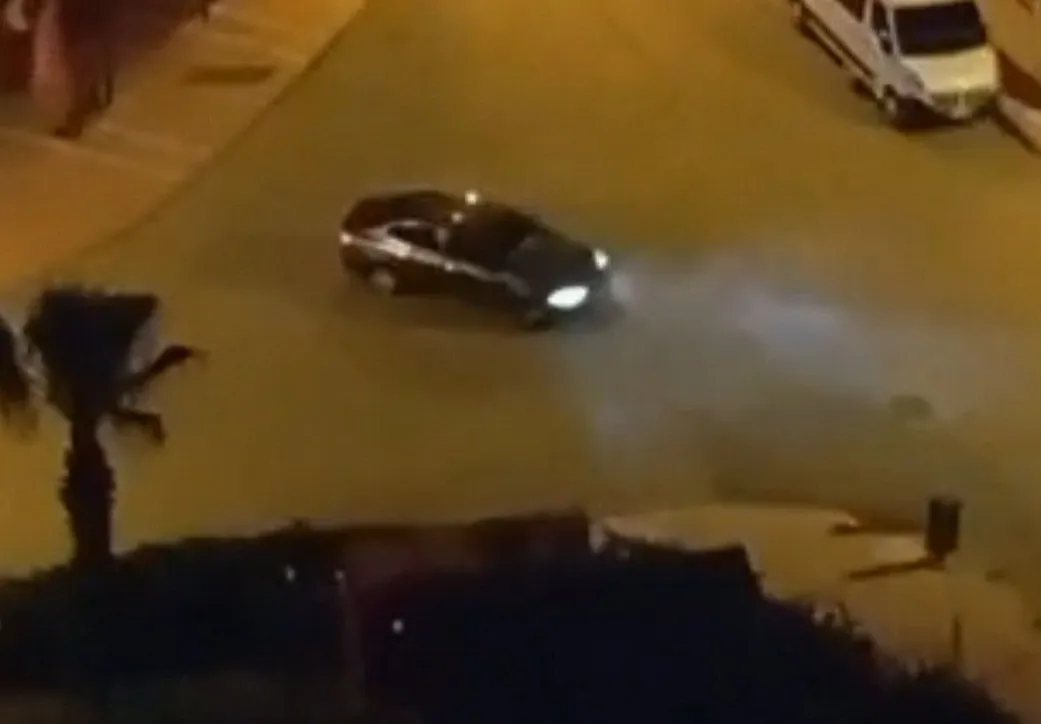 Mersin'de drift yapan sürücüye ağır fatura