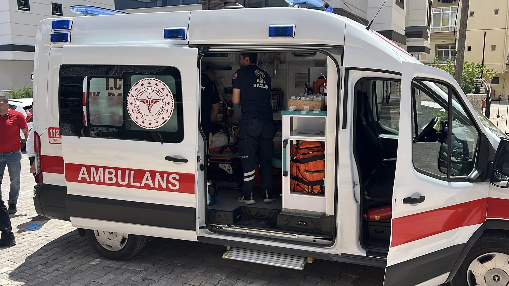 Nevşehir'de inşaat işçisi boşluğa düşerek ağır yaralandı