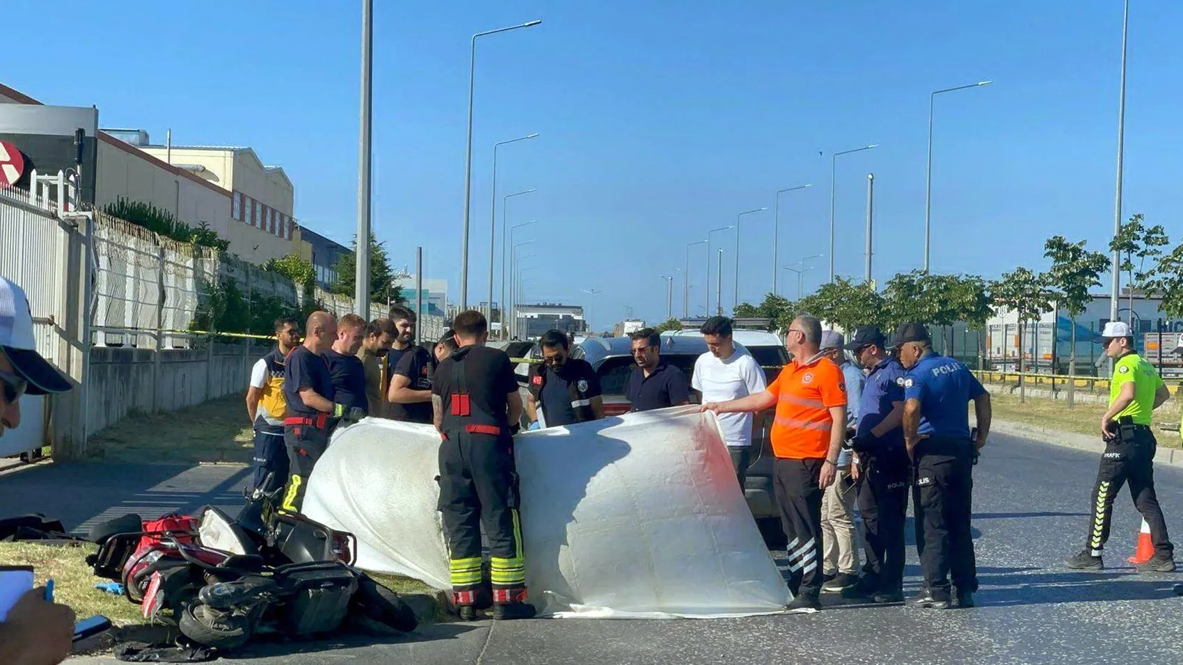 Çerkezköy’de feci kaza Elektrikli motosiklet sürücüsü hayatını kaybetti
