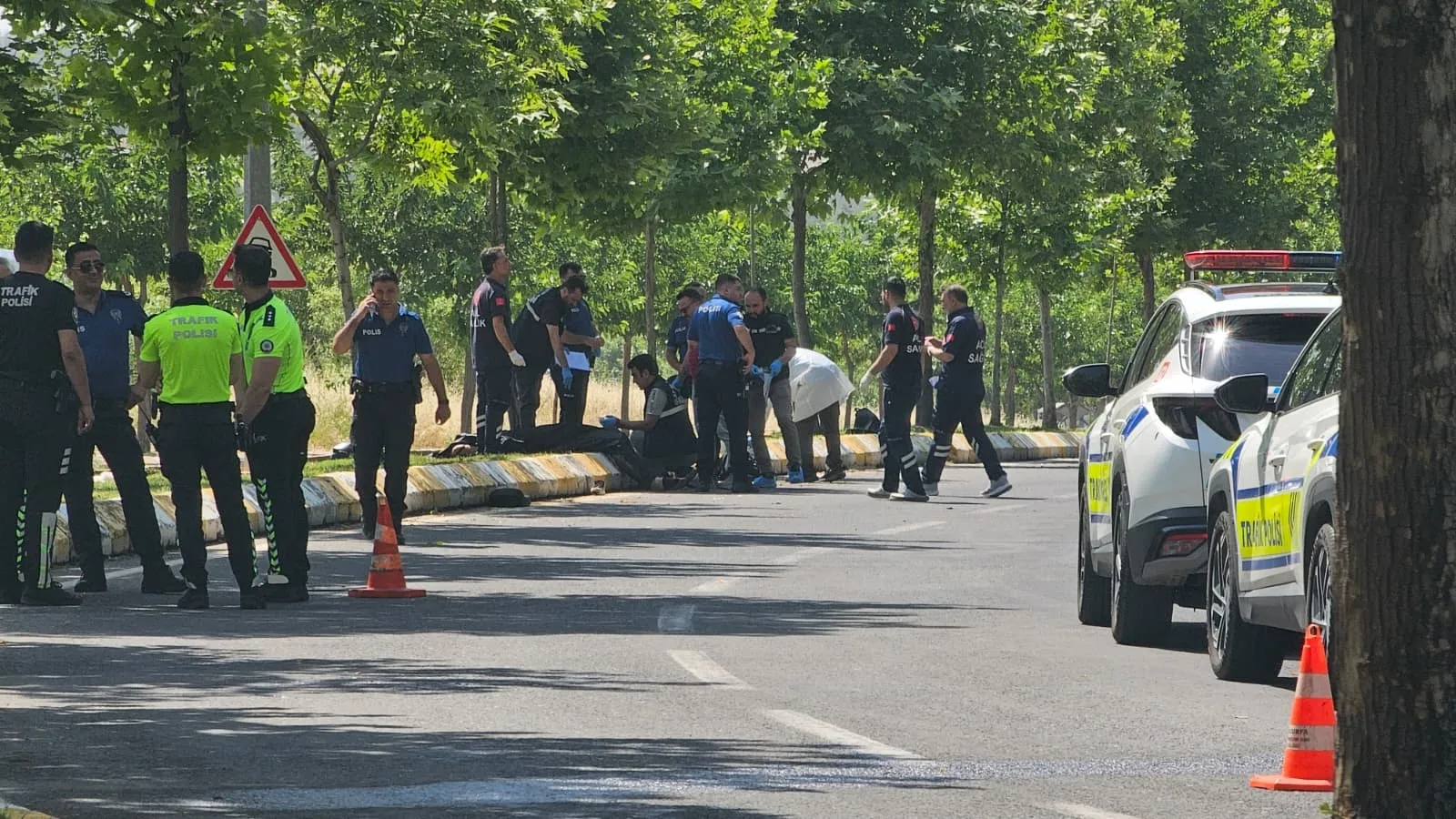 Şanlıurfa'da motosiklet kazası 41 yaşındaki sürücü hayatını kaybetti