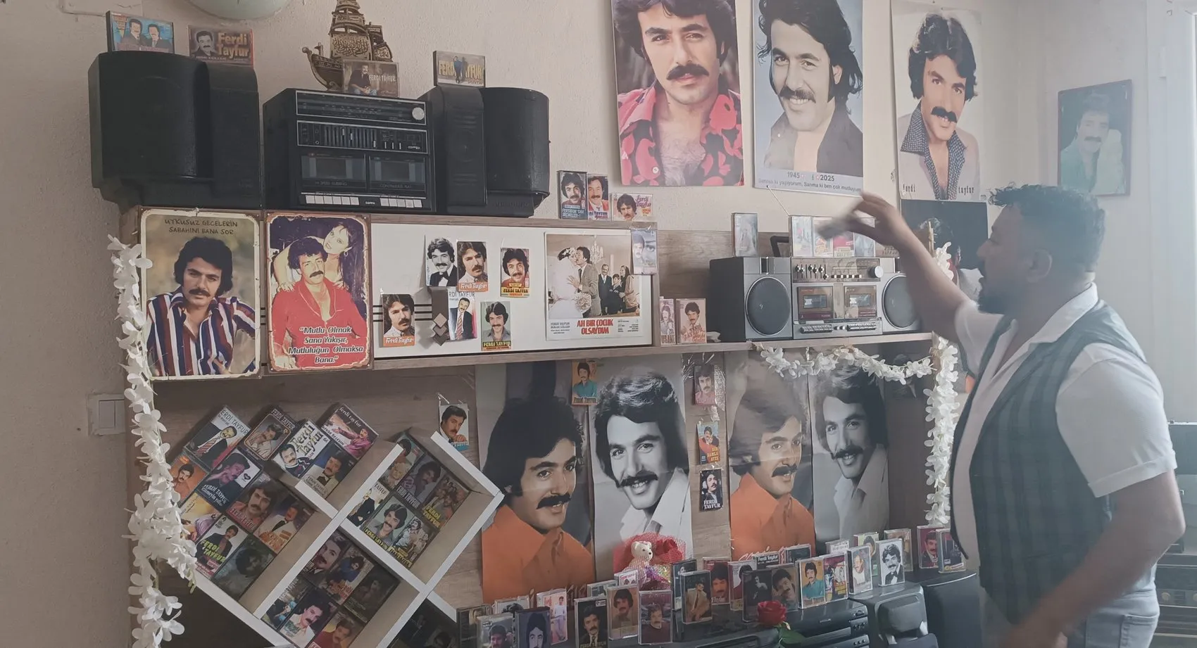Gaziantepli müzisyenin 35 yıllık Ferdi Tayfur tutkusu