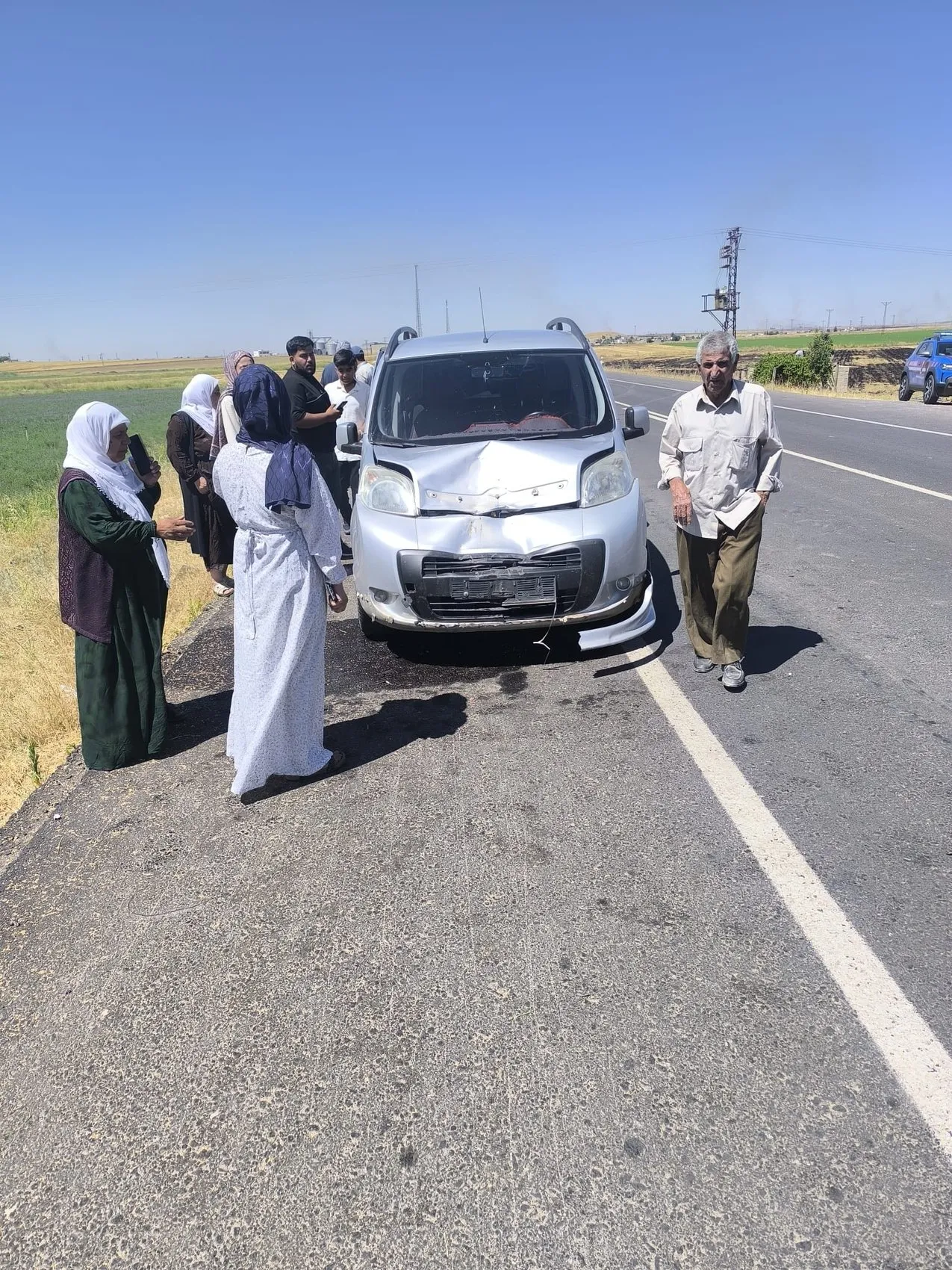 Mardin'de trafik kazası 1,5 yaşındaki bebek yaşam mücadelesi veriyor