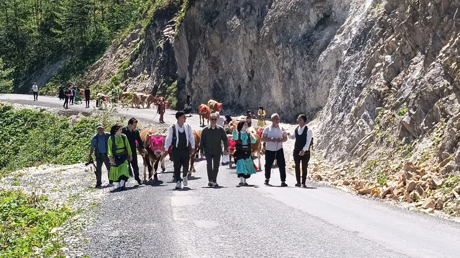 Trabzon'da yayla göçü şenliğe dönüştü