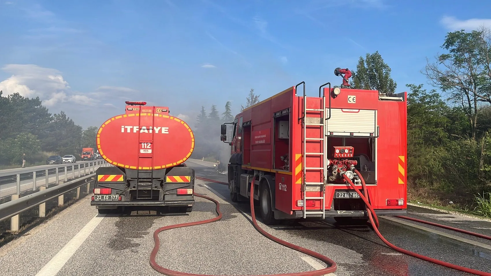 Kapıkule yolunda TIR dehşeti