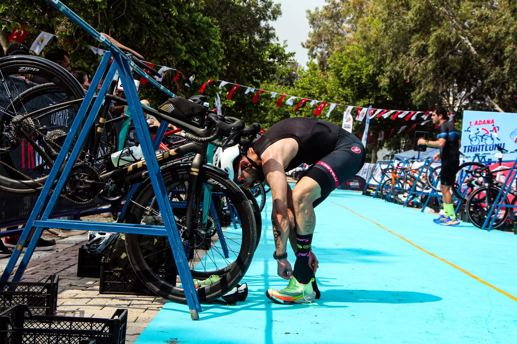 Adana Adnan Menderes Adası triatlon heyecanına ev sahipliği yapıyor