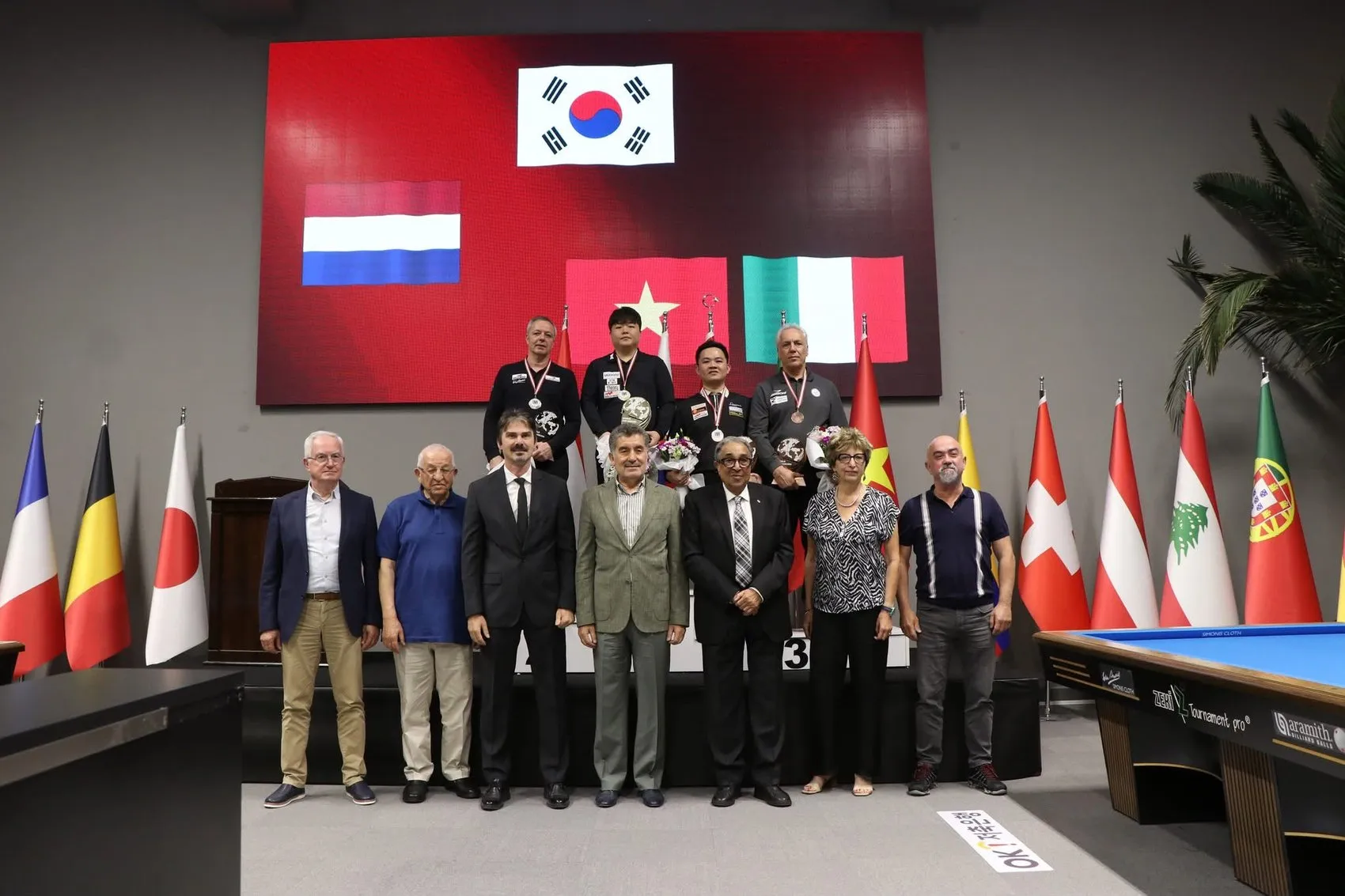 Ankara'da bilardo kupası Cho'nun ellerinde yükseldi