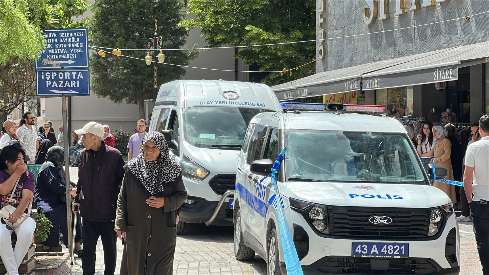 Kütahya'da sokak ortasında silahlı tartışma