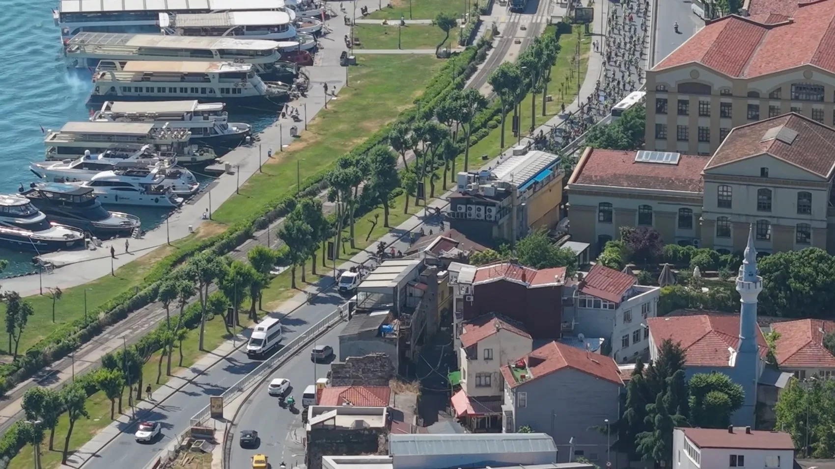 Milli maç sonrası Tarihi Yarımada’da 20 kilometrelik bisiklet turu