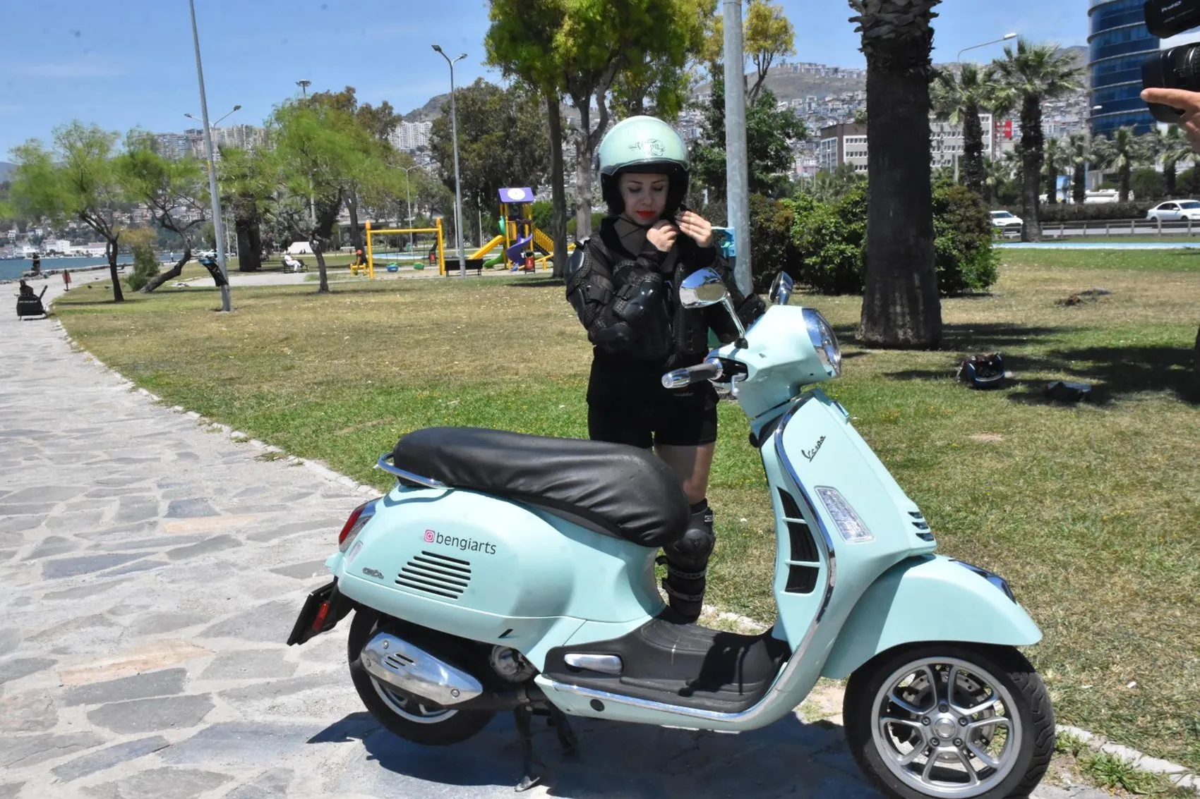 İzmirli mübaşir motosikletiyle Roma yoluna çıkıyor