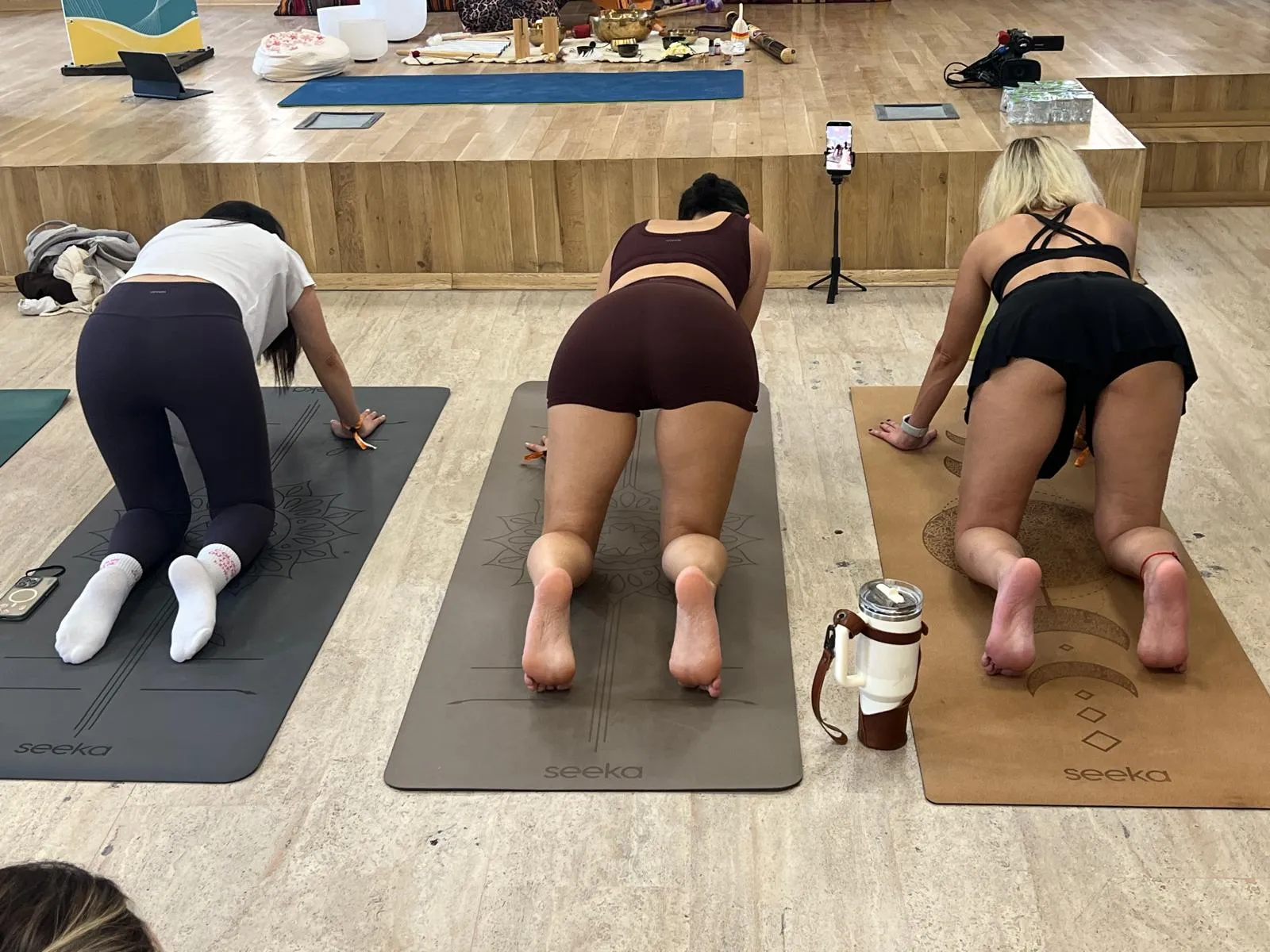 Kapadokya balonları arasında üç günlük yoga maratonu