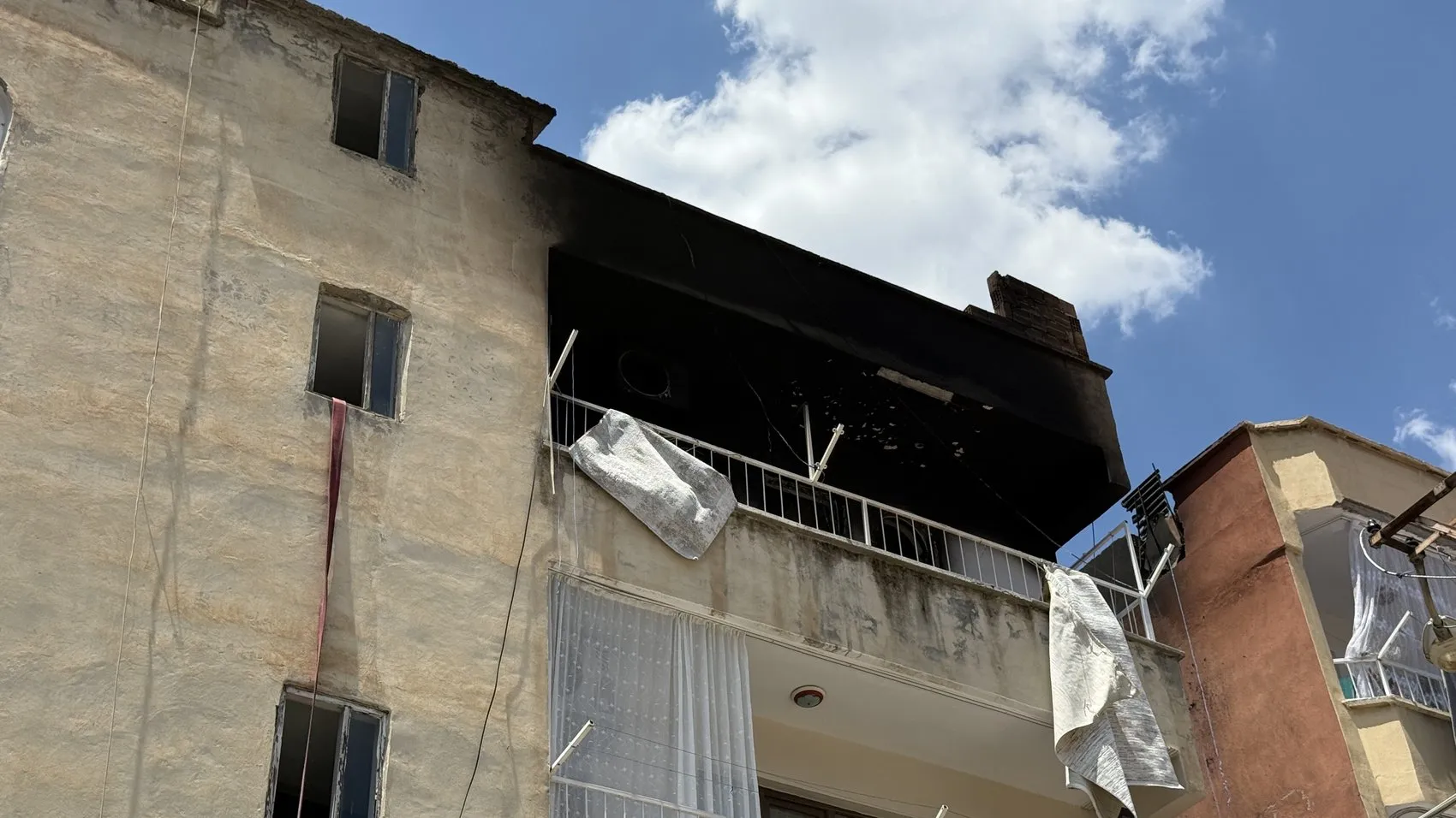 Diyarbakır'da yangın sonrası komşuluk kavgası çıktı