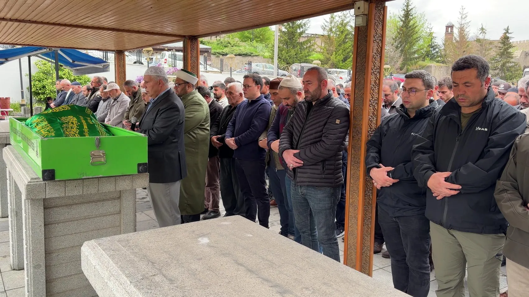 Erzurum’da yürek yakan veda