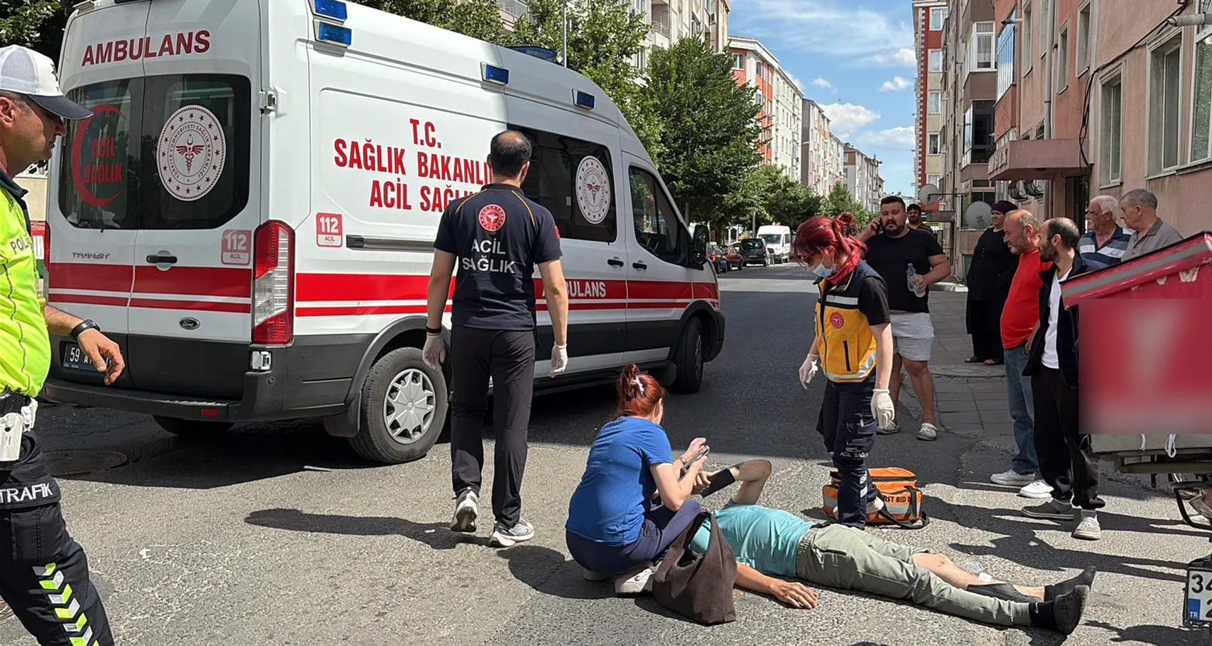 Çorlu’da dikkatsiz sürücü kazaya yol açtı