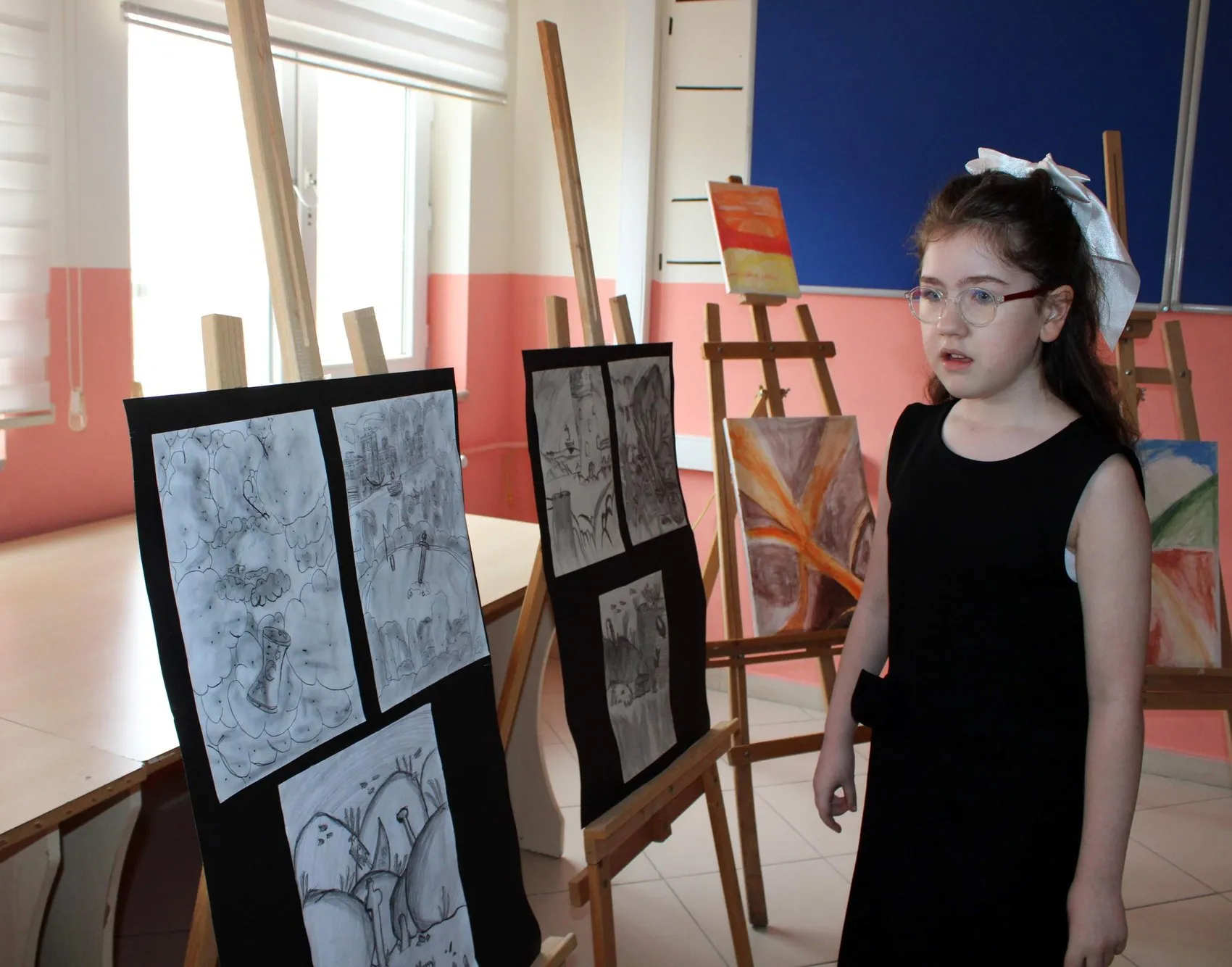 Disleksi engel tanımadı 11 yaşındaki Nuse Nur’un sanat serüveni