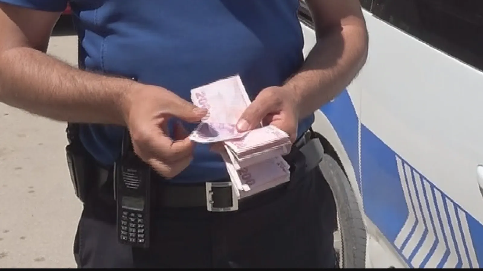 Amasya sokaklarında örnek davranış