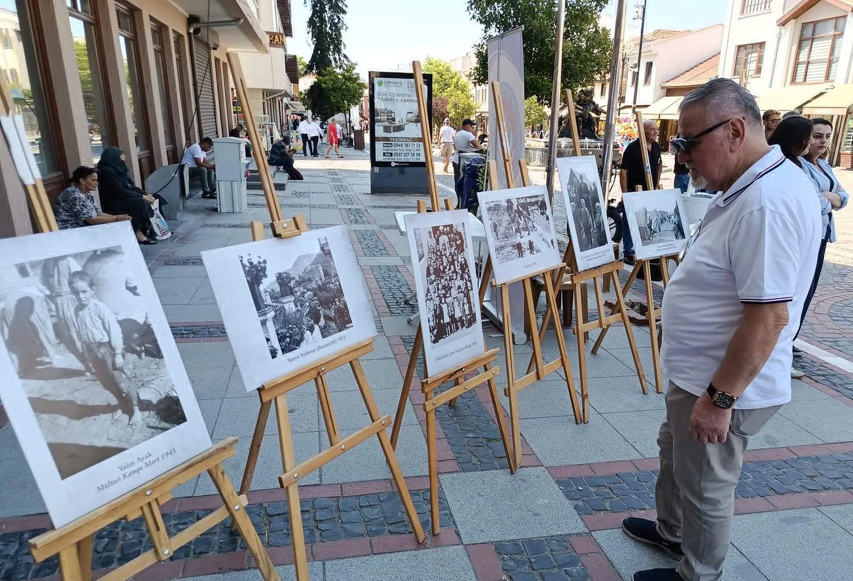 Edirne'de Yunanistan Konsolosluğu önünde protesto