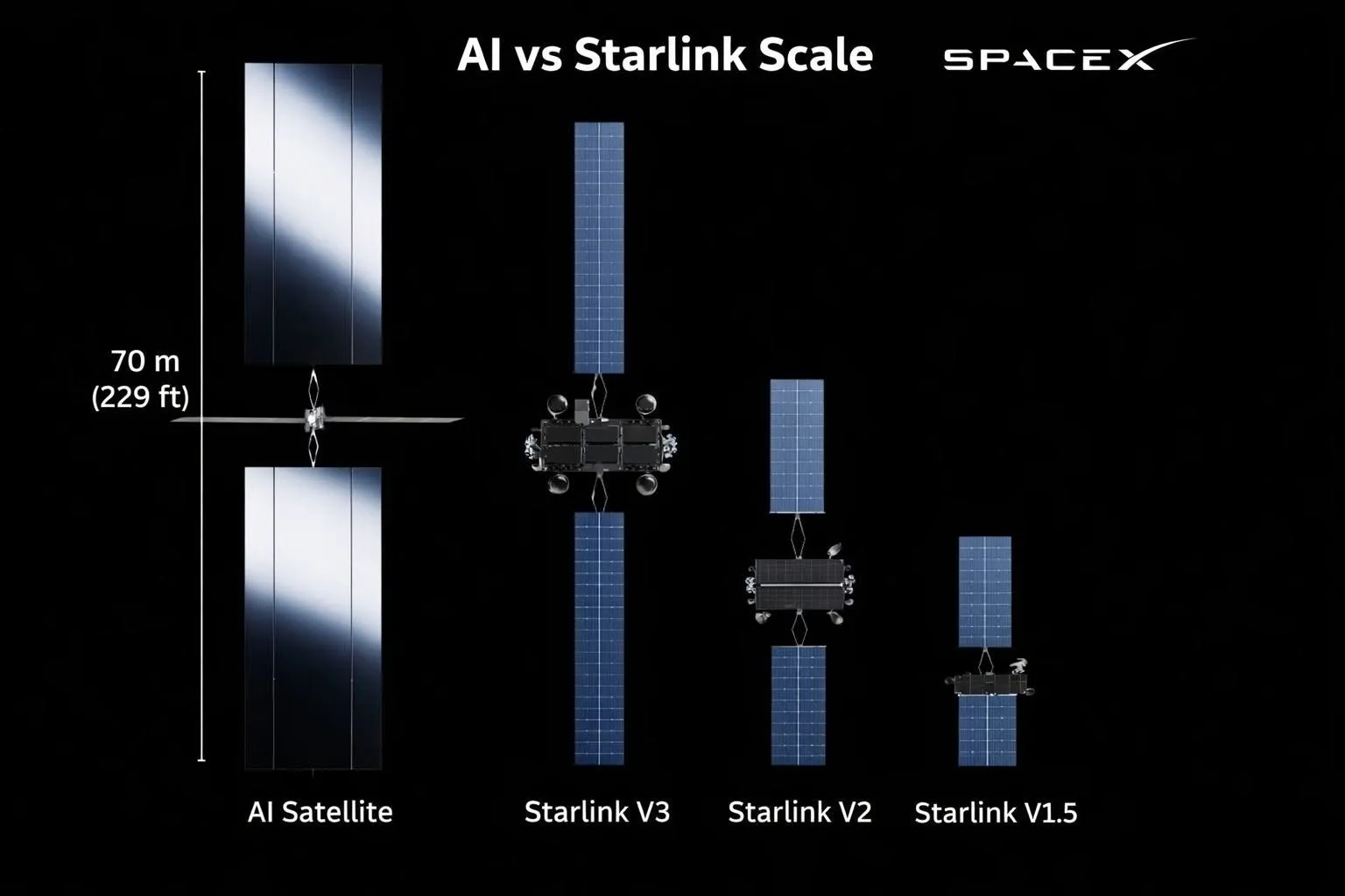 SpaceX ilk Yapay Zekâ Veri Merkezi Uydusu AI1’i Tanıttı