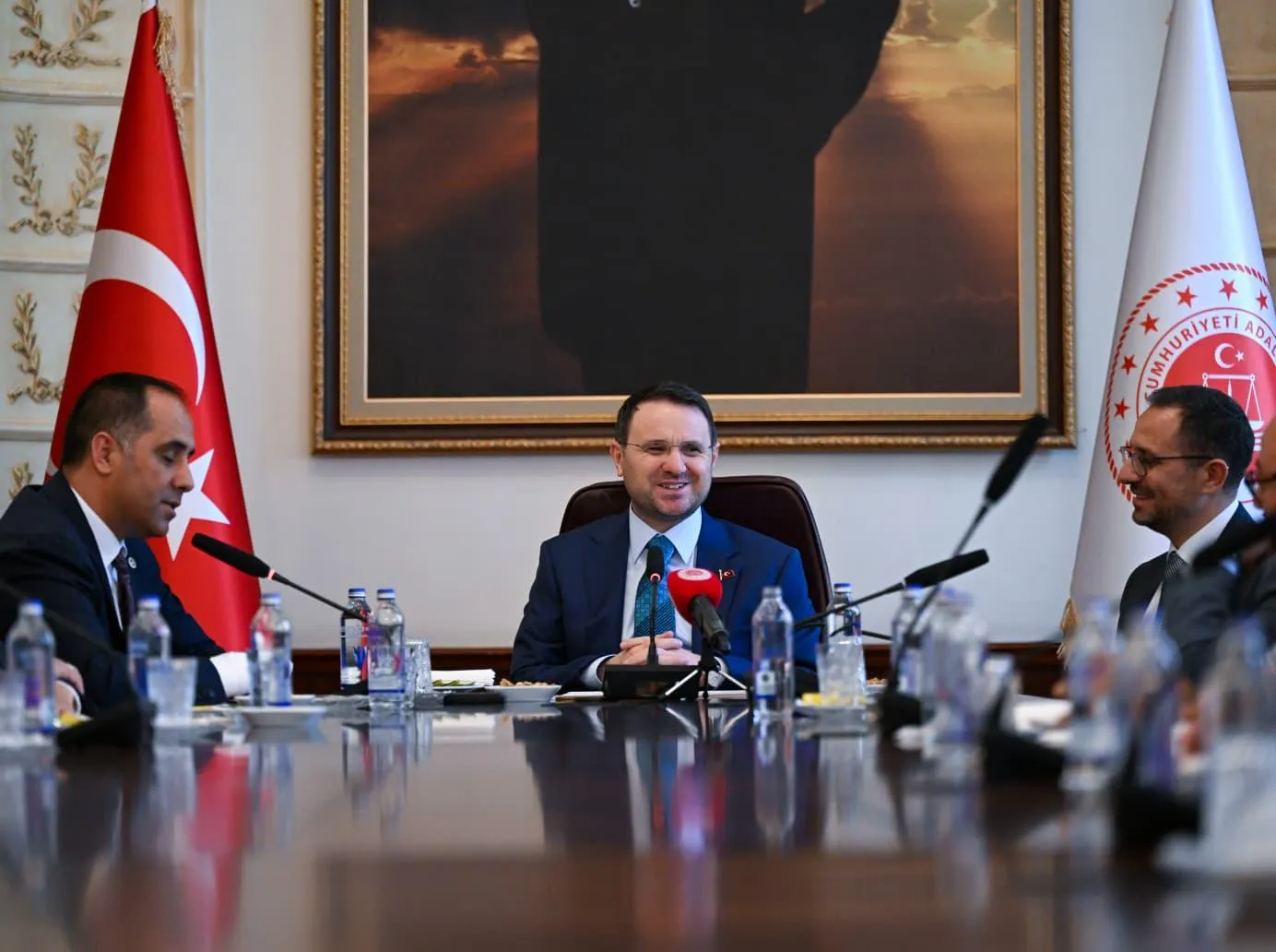 Adalet Bakanı Gürlek muhtarlarla yargıdaki tıkanıklıkları konuştu