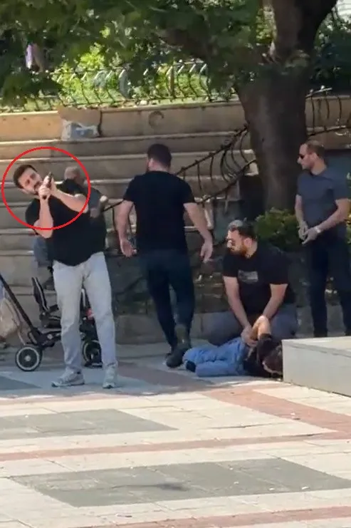 Orhangazi meydanında bıçaklı kavgaya havaya ateşli müdahale