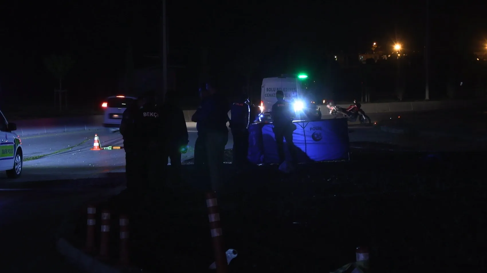 Bolu'da gece yarısı motosiklet kazası 45 yaşındaki sürücü hayatını kaybetti