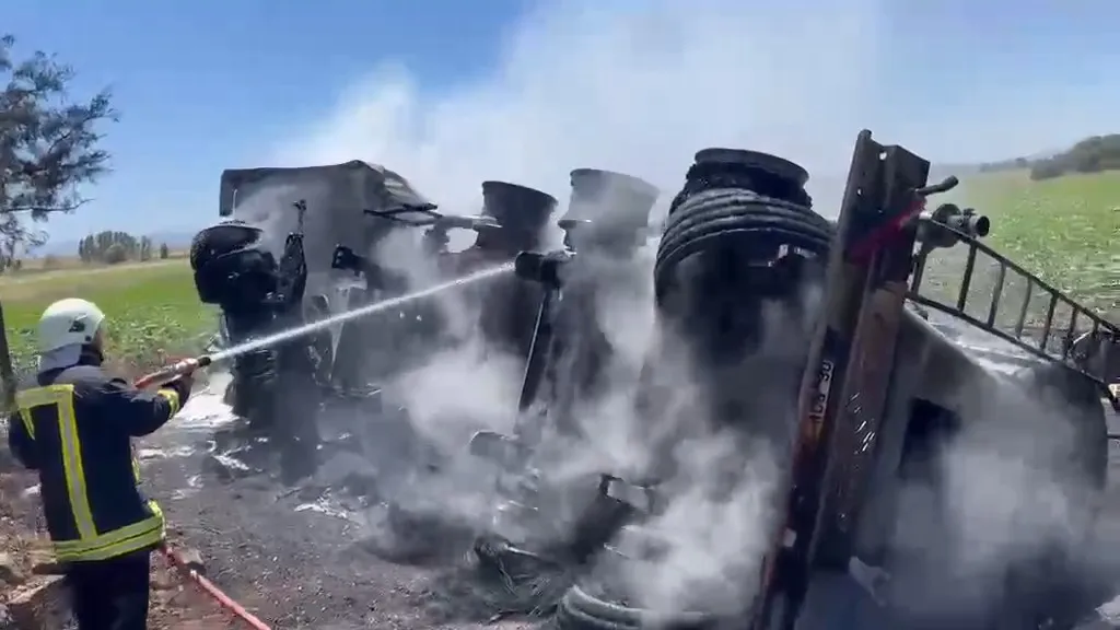 Konya yolunda tanker faciası son anda atlatıldı