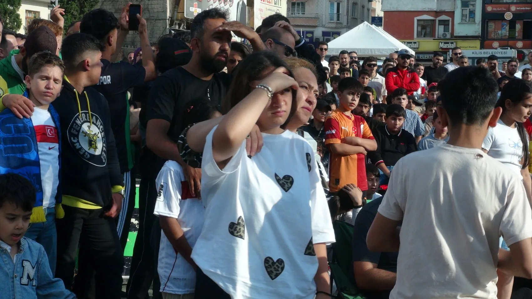 Kilis meydanında milli heyecan doruğa ulaştı