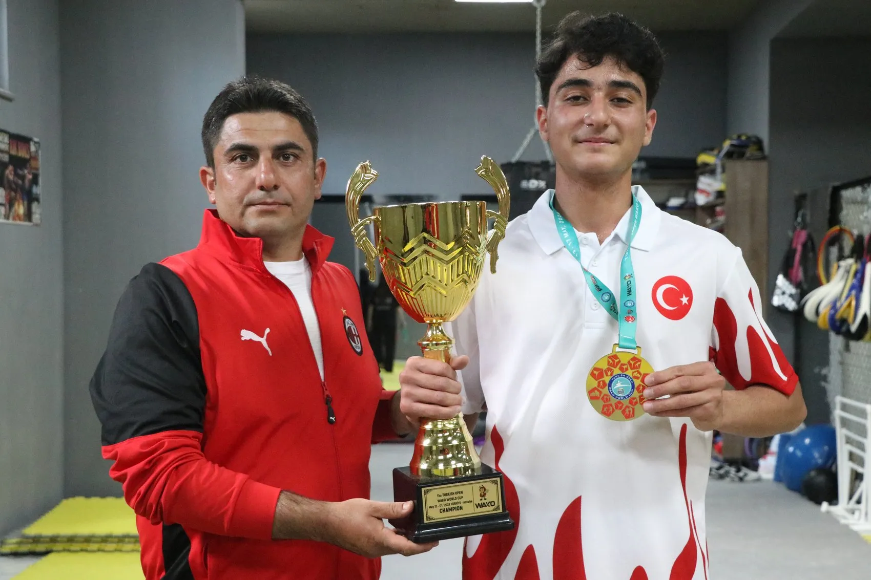 Kayserili genç sporcu dünya kupasında altın madalyayı kaptı