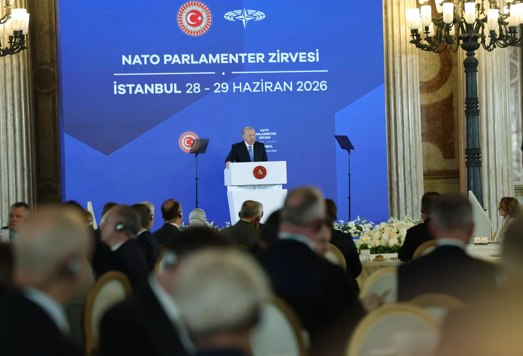 Erdoğan NATO heyetine seslendi Gazze ve Filistin vurgusu
