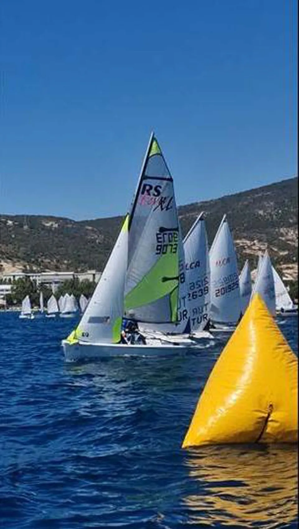 Foça'nın rüzgarı milli sporcuları olimpiyat yolunda ağırladı