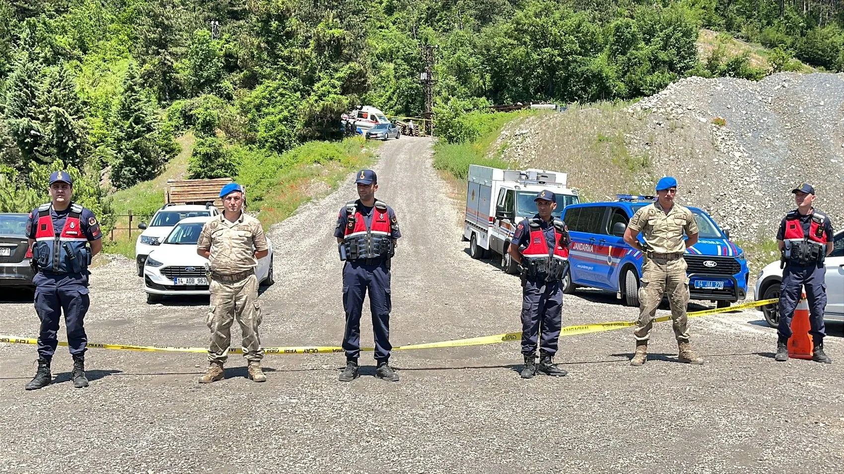 Bolu Mengen'de maden ocağında göçük