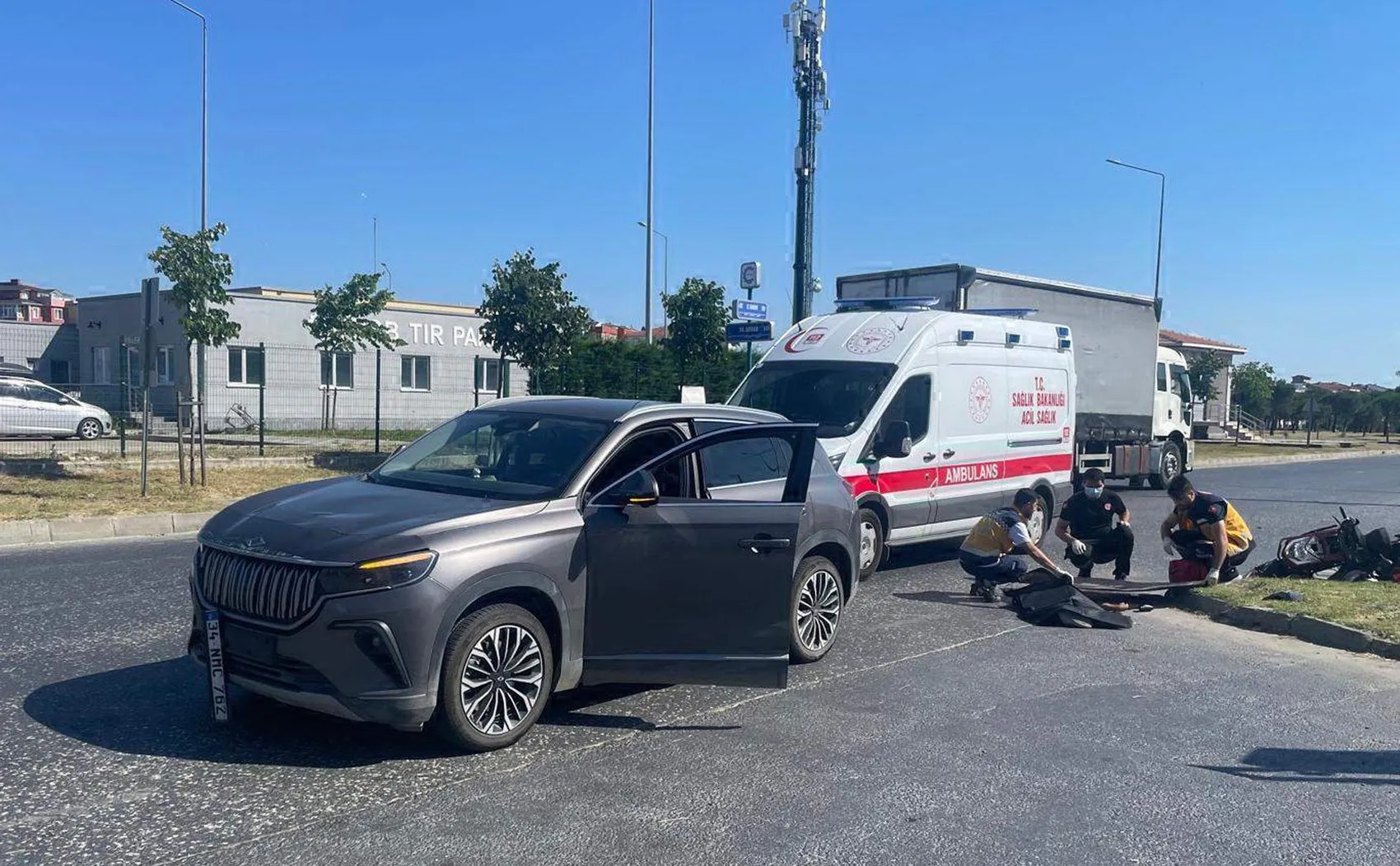 Çerkezköy’de feci kaza Elektrikli motosiklet sürücüsü hayatını kaybetti