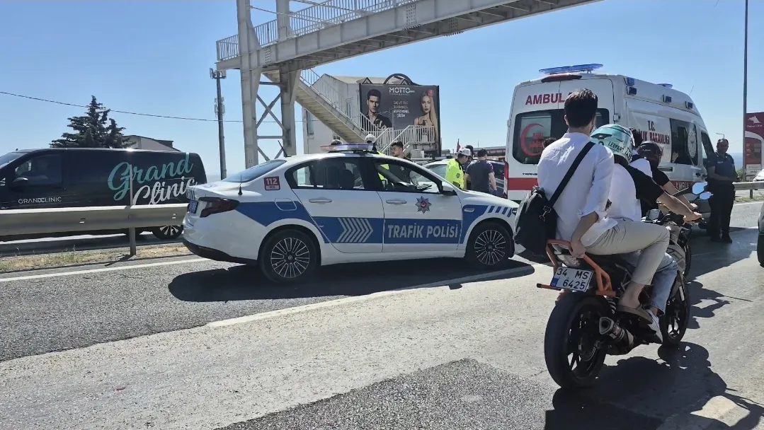 Büyükçekmece D-100 karayolunda acı kaza