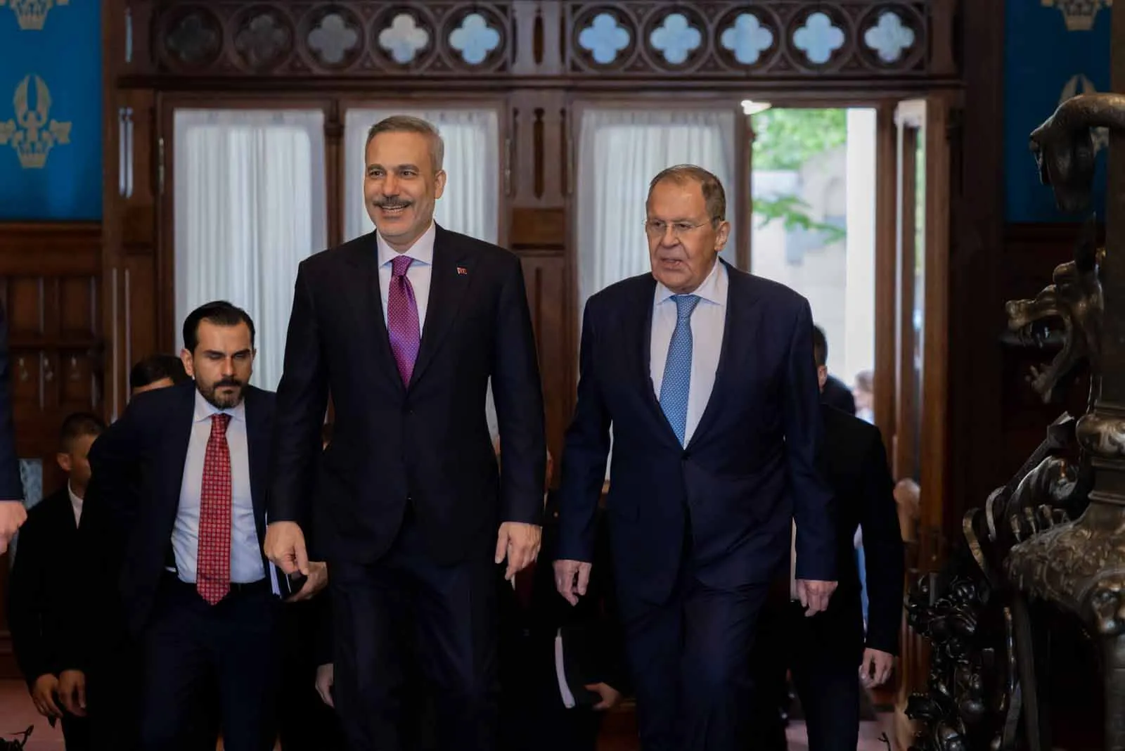 Fidan ve Lavrov Moskova masasında buluştu