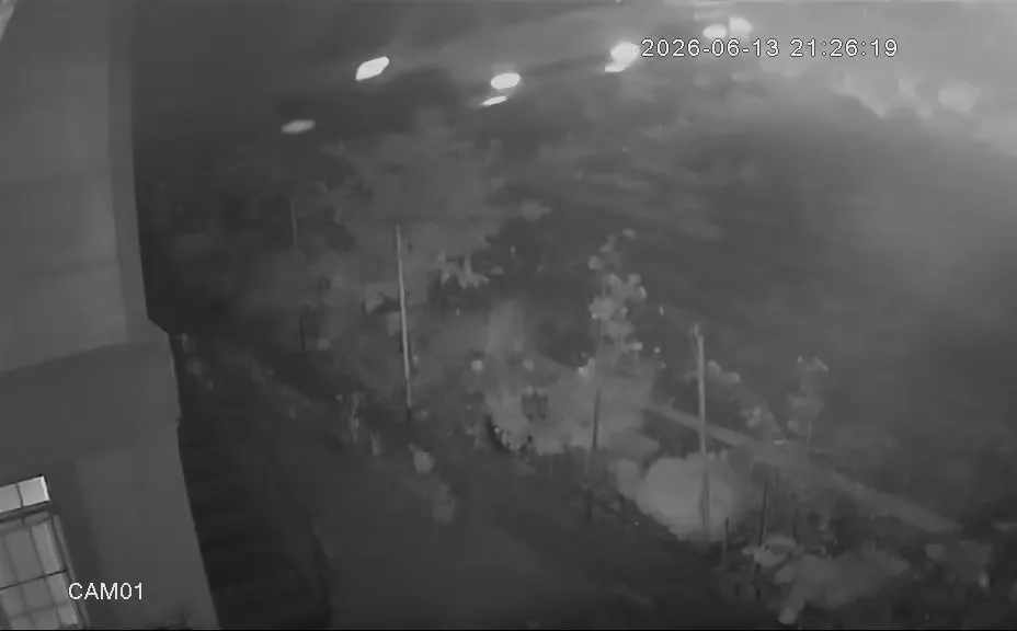 Çekmeköy'de kontrolden çıkan servis minibüsü bahçeye uçtu