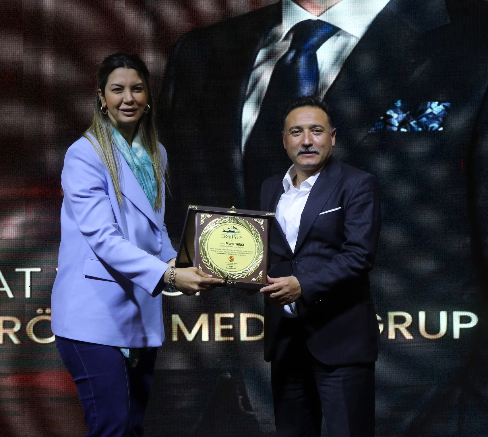 Kayseri'de basın dünyasının başarılı isimleri ödüllerine kavuştu