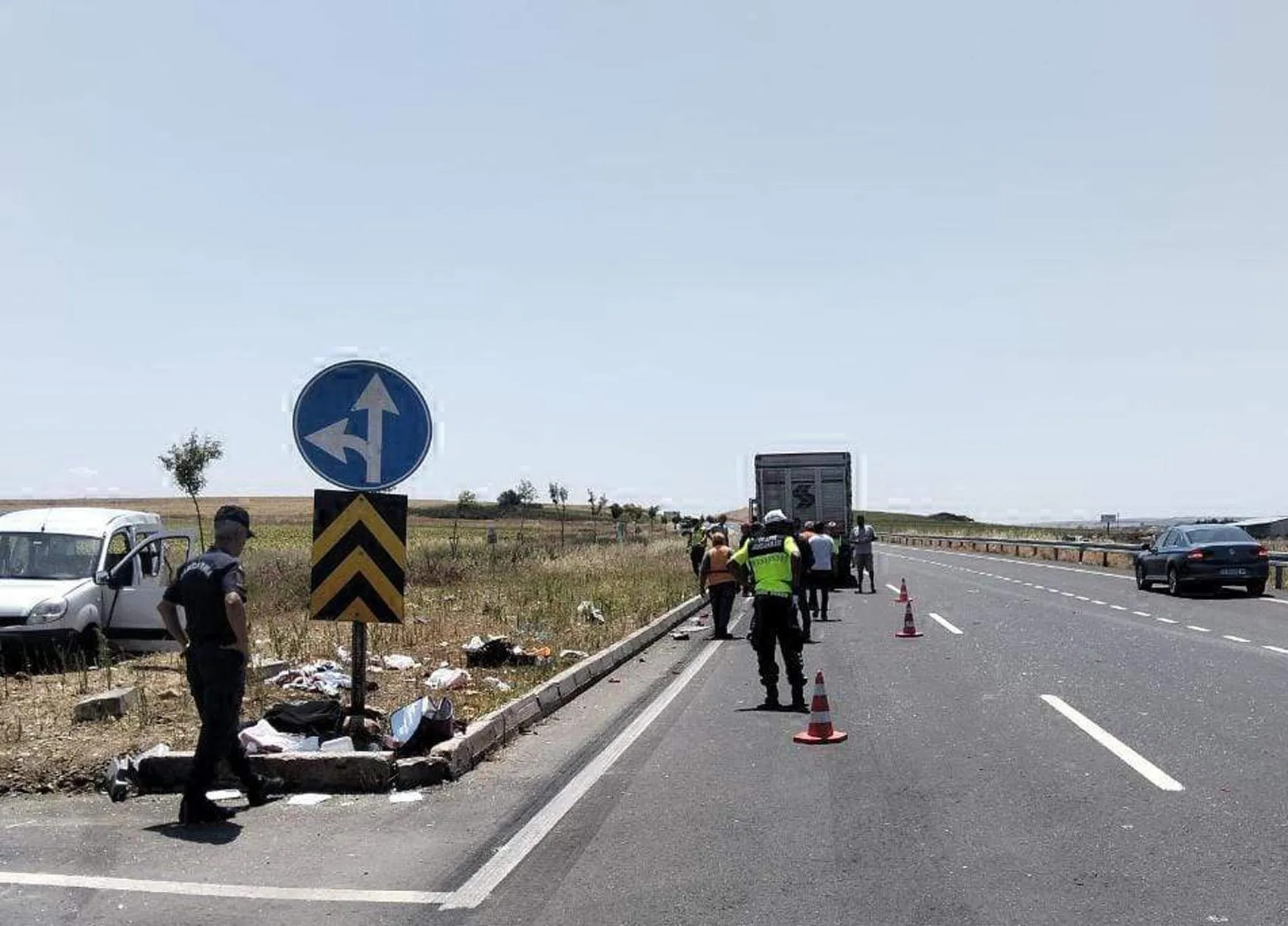 Tekirdağ'da kavşak kazası 2 kişi hayatını kaybetti