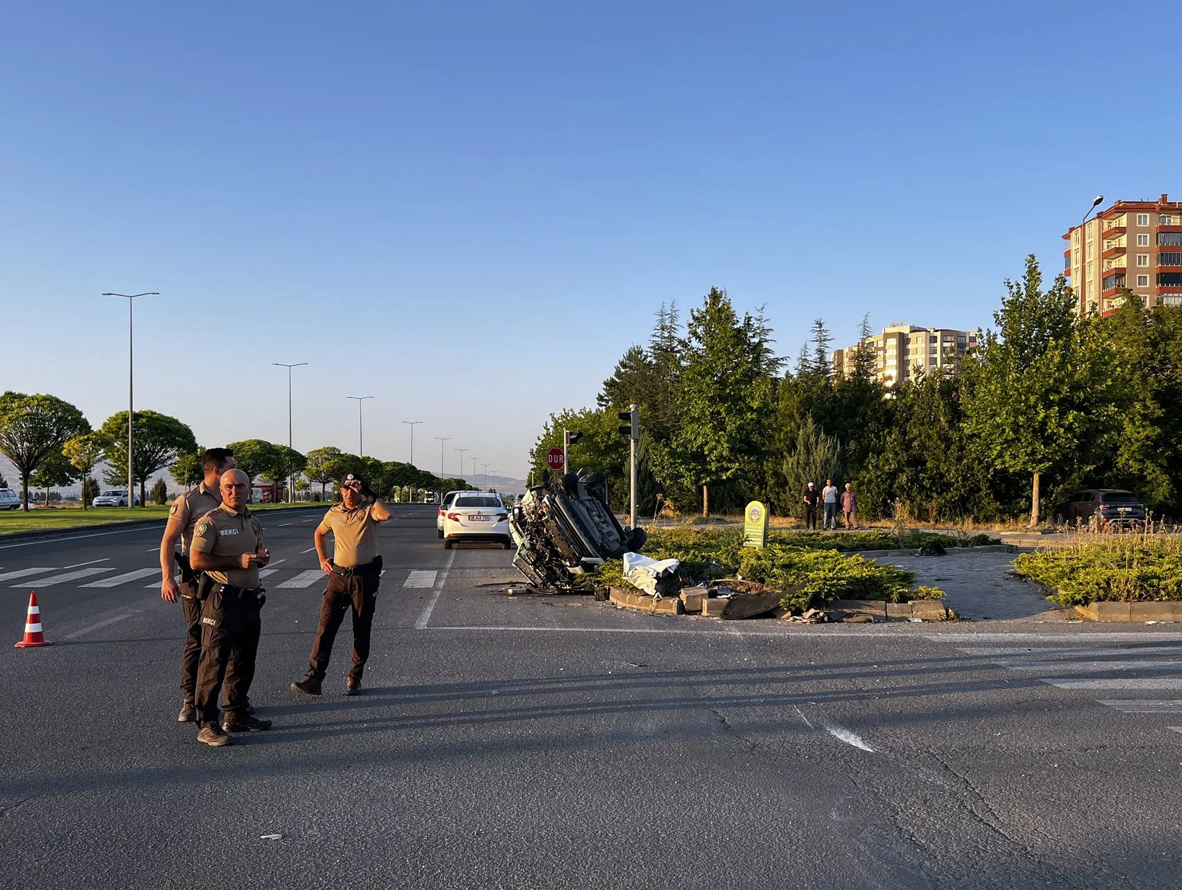 Kayseri'de akşam trafiğinde kaza 4 kişi hastaneye kaldırıldı