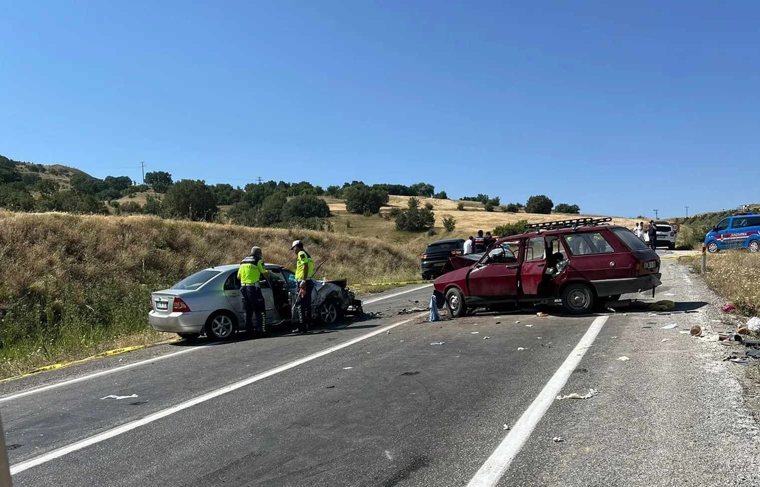 Kayseri Felahiye yolunda feci kaza 1 can kaybı
