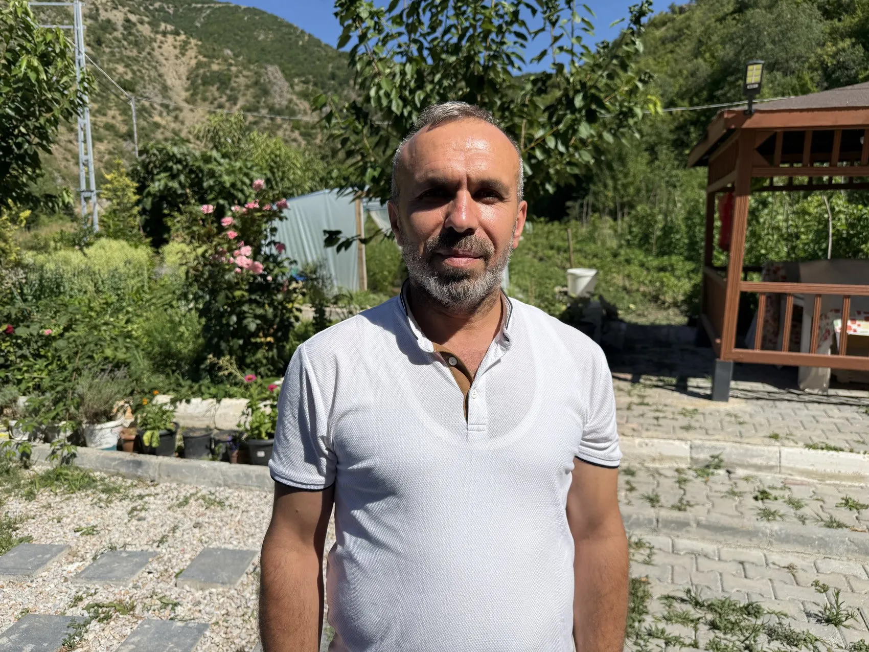 Tokatlı esnafın bahçesinde süper güçlü misafir