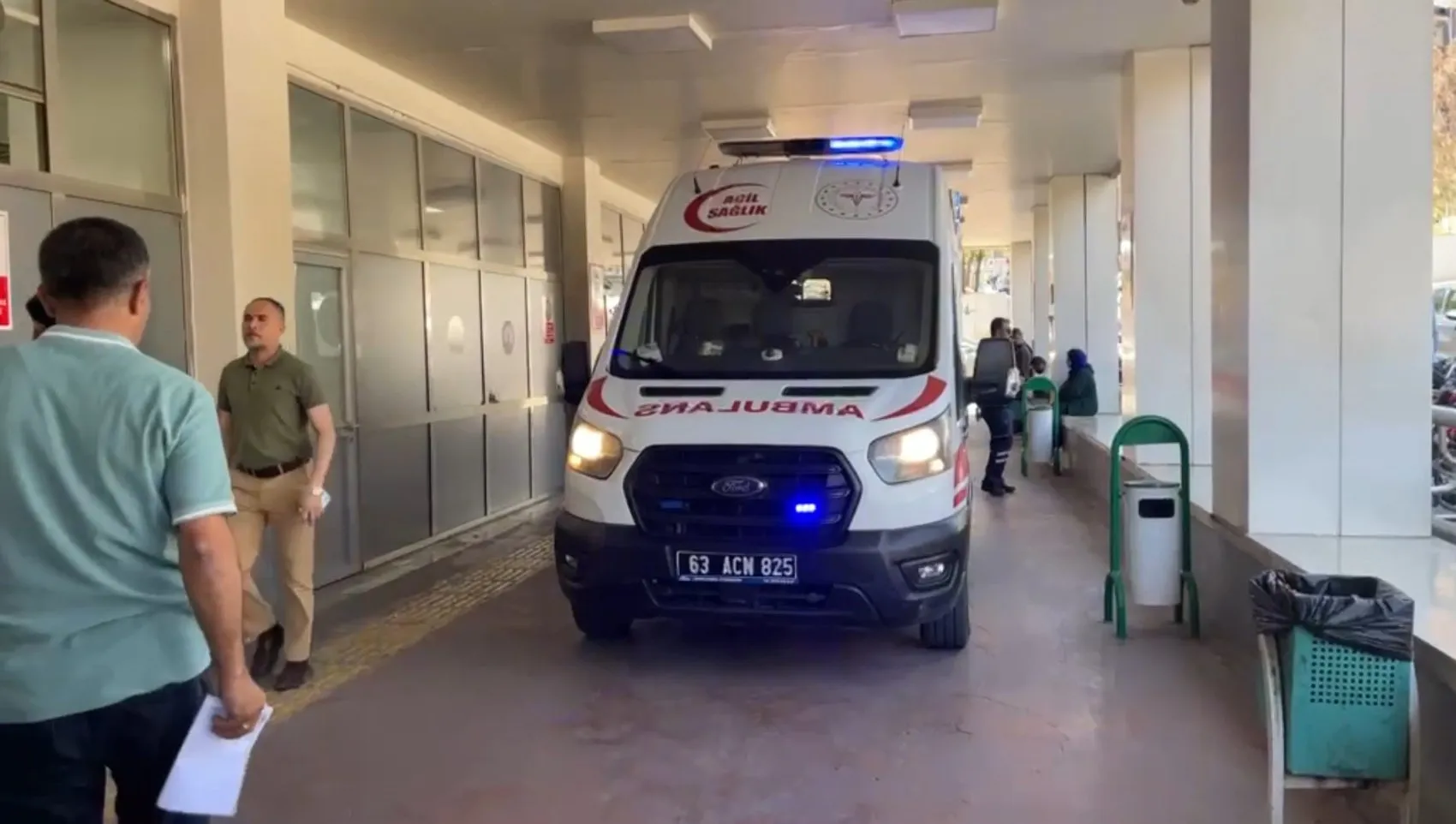 Şanlıurfa'da motosiklet kazası kamerada