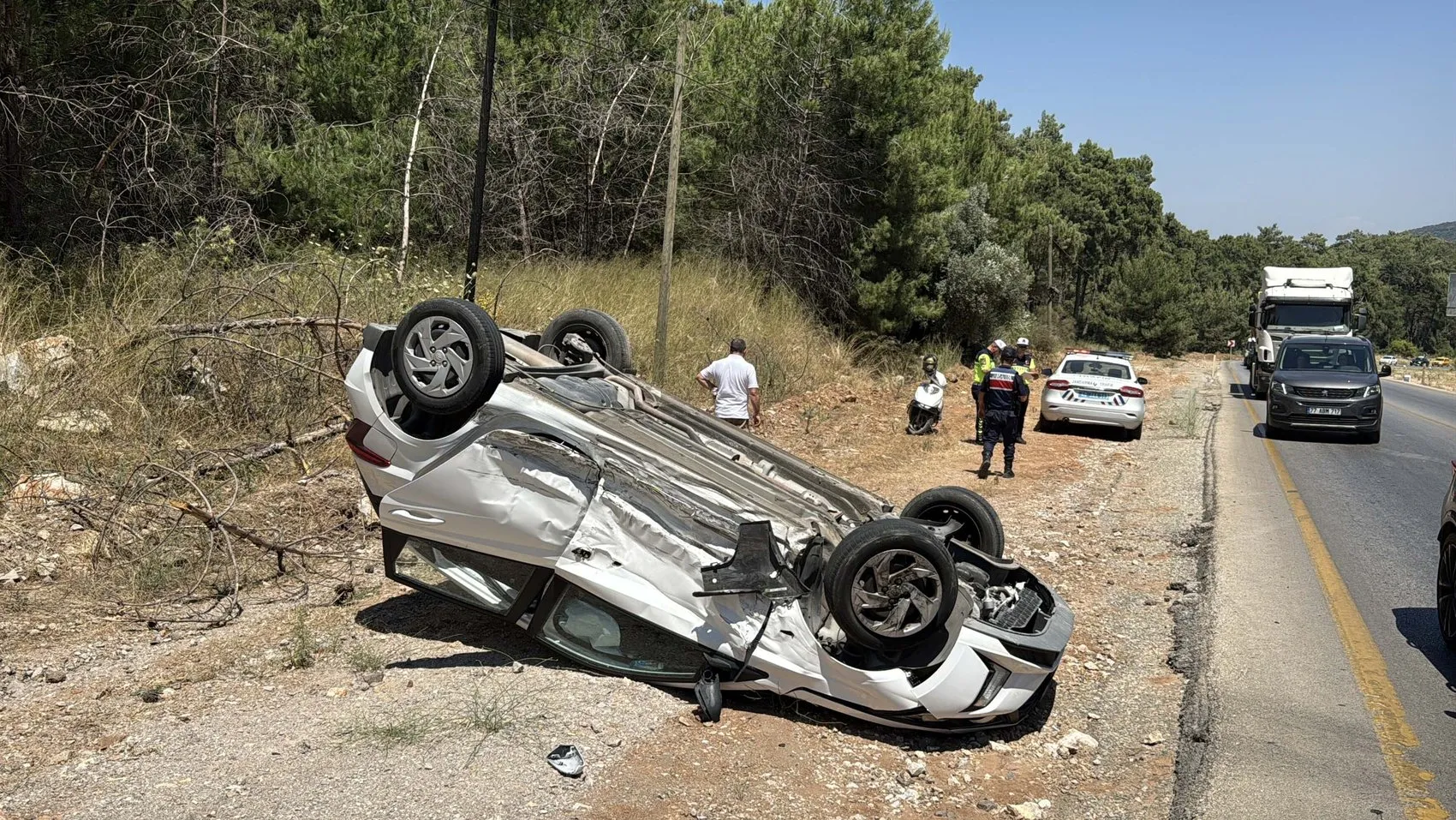 Bodrum yolunda hatalı sollama faciaya dönüştü
