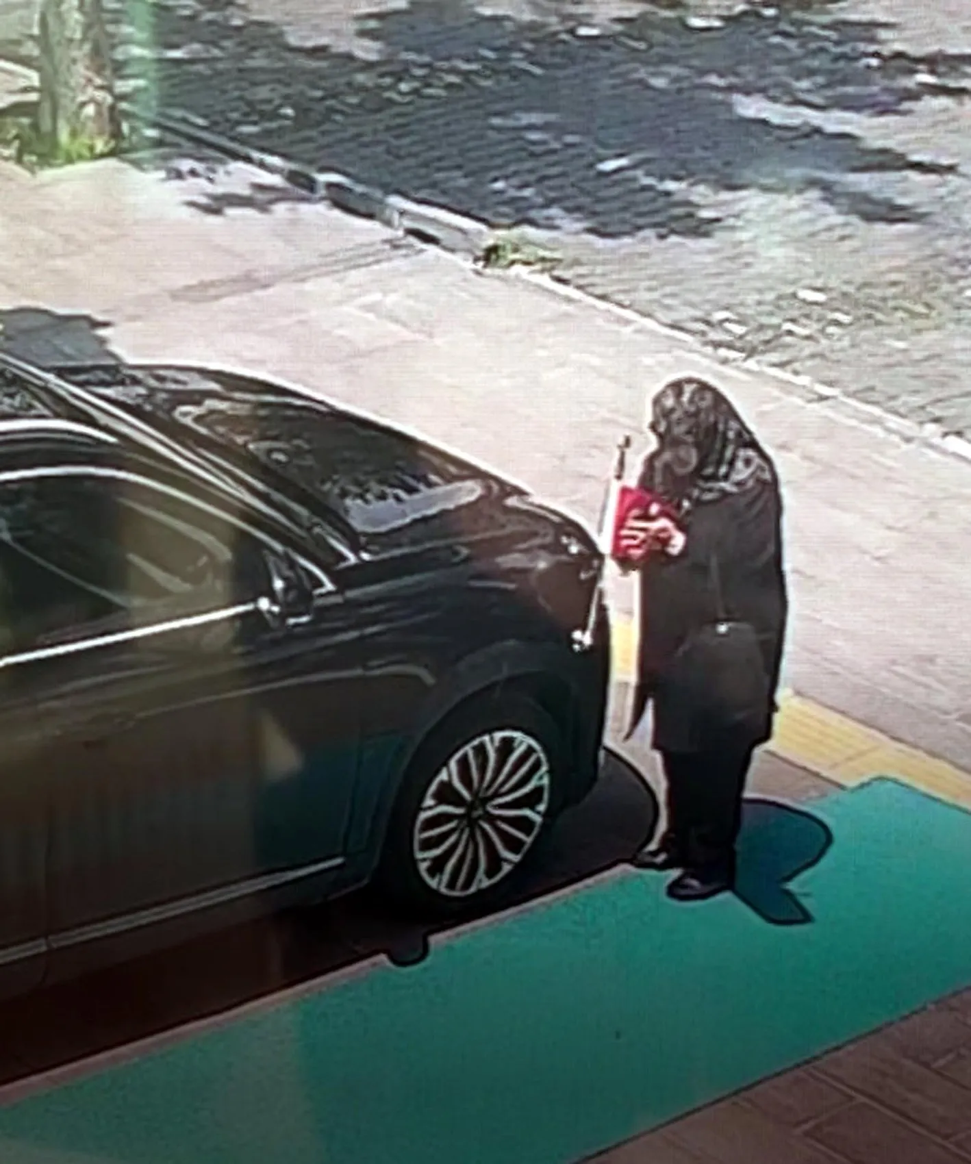 Kars'ta duygulandıran anlar Makam aracındaki bayrağı öperek selamladı