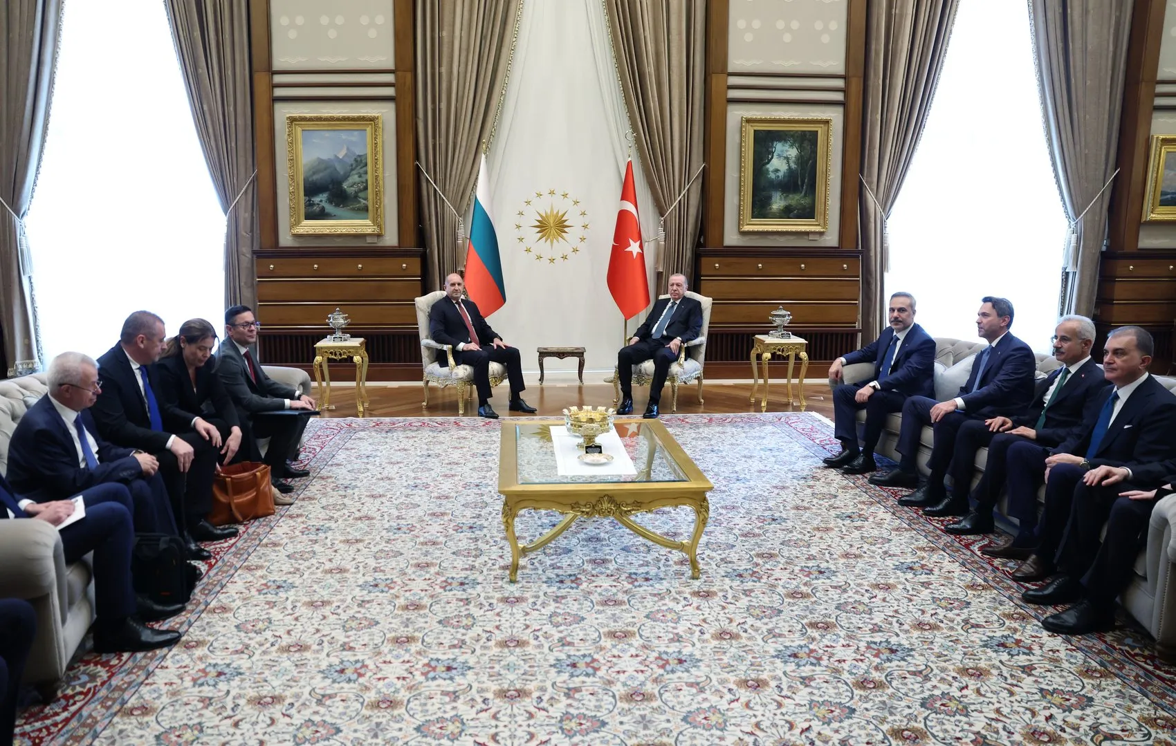 Erdoğan Ankara'da Bulgaristan Başbakanı Radev ile bir araya geldi